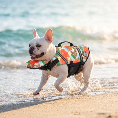 floaty - dog life jacket with chinlift™ head rest