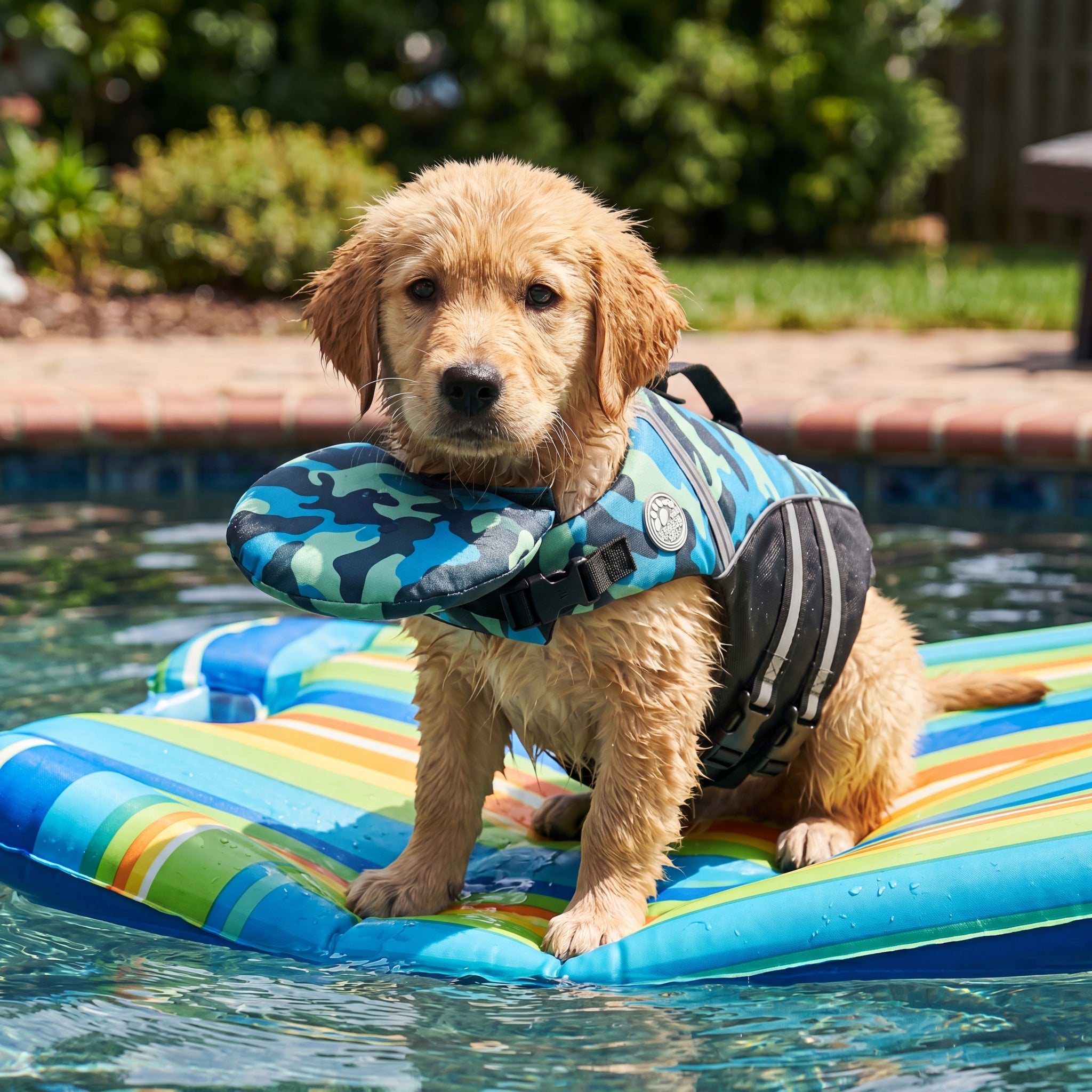 floaty - dog life jacket with chinlift™ head rest