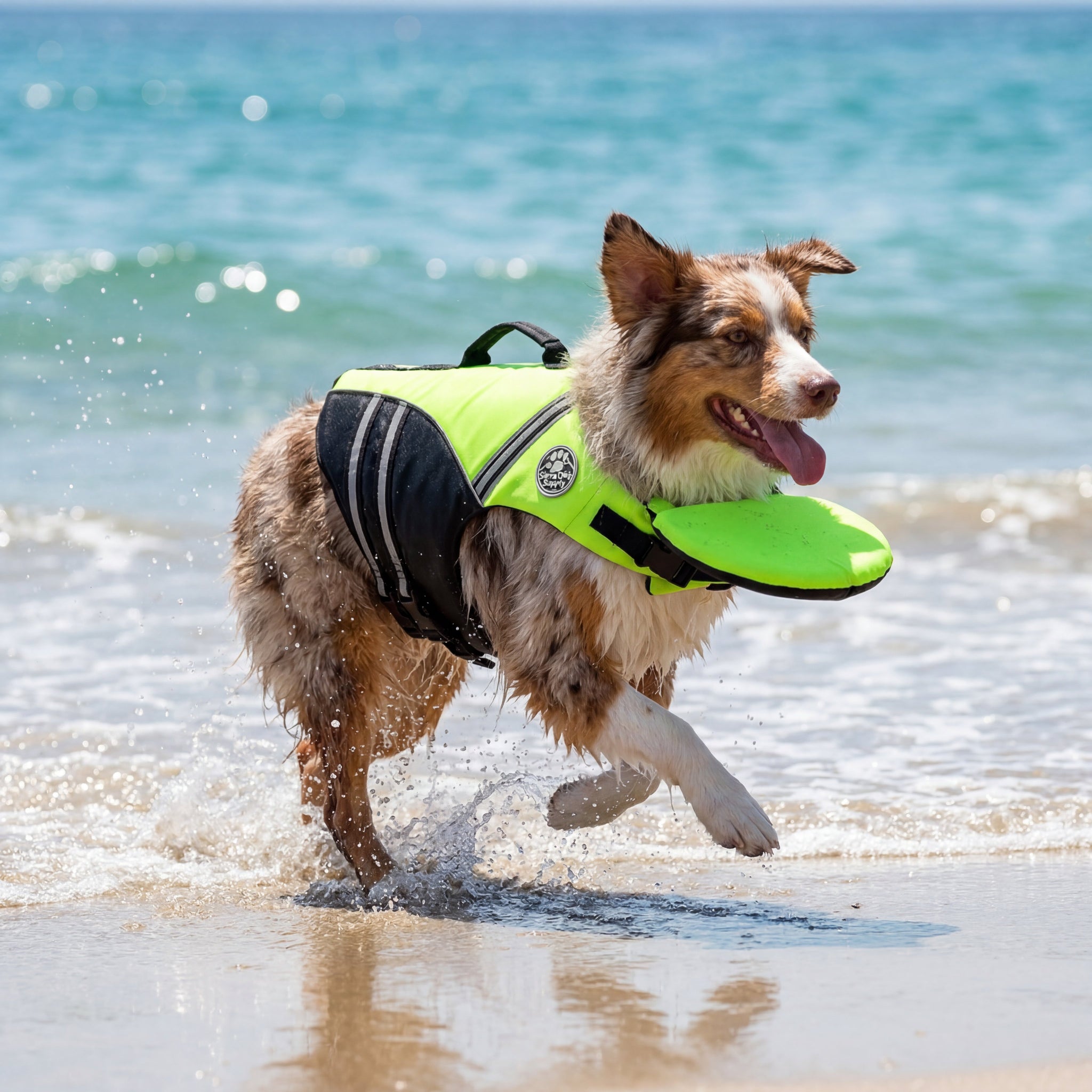 floaty - dog life jacket with chinlift™ head rest