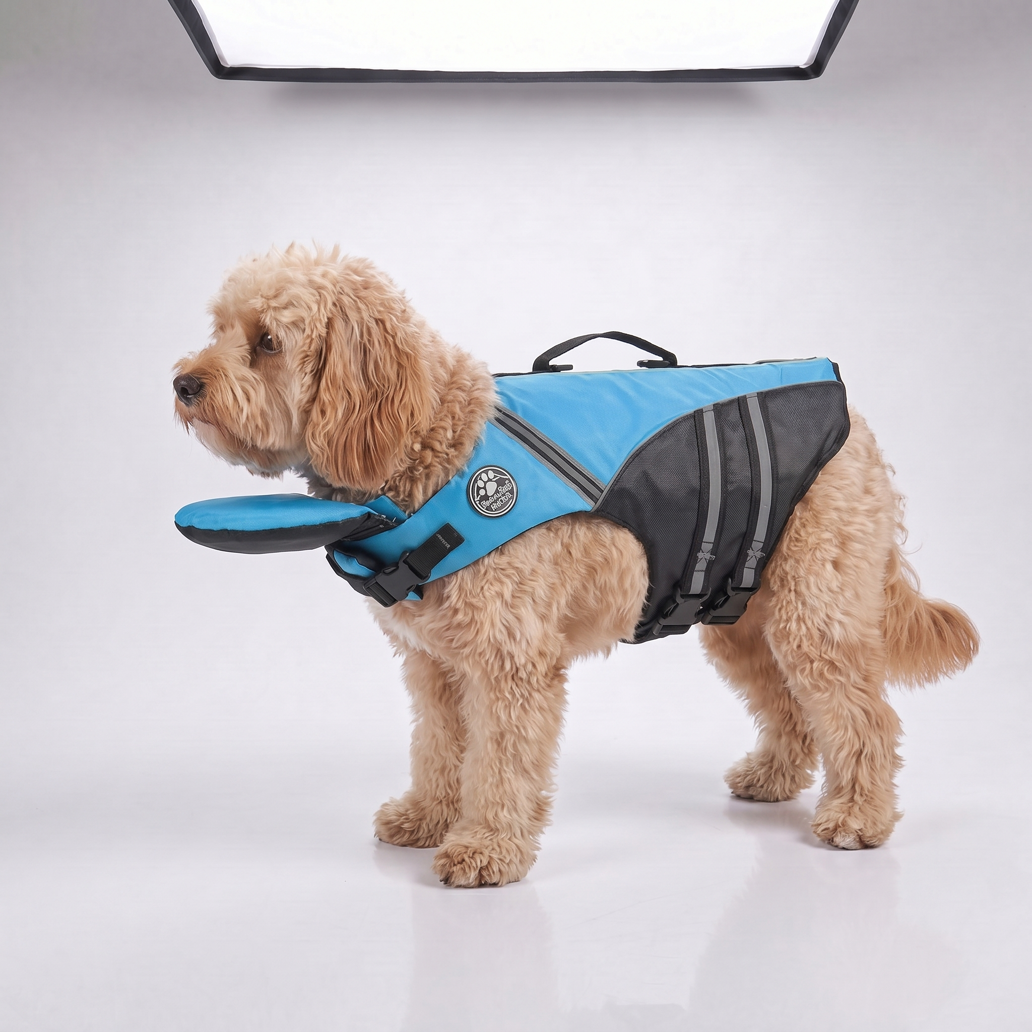 floaty - dog life jacket with chinlift™ head rest