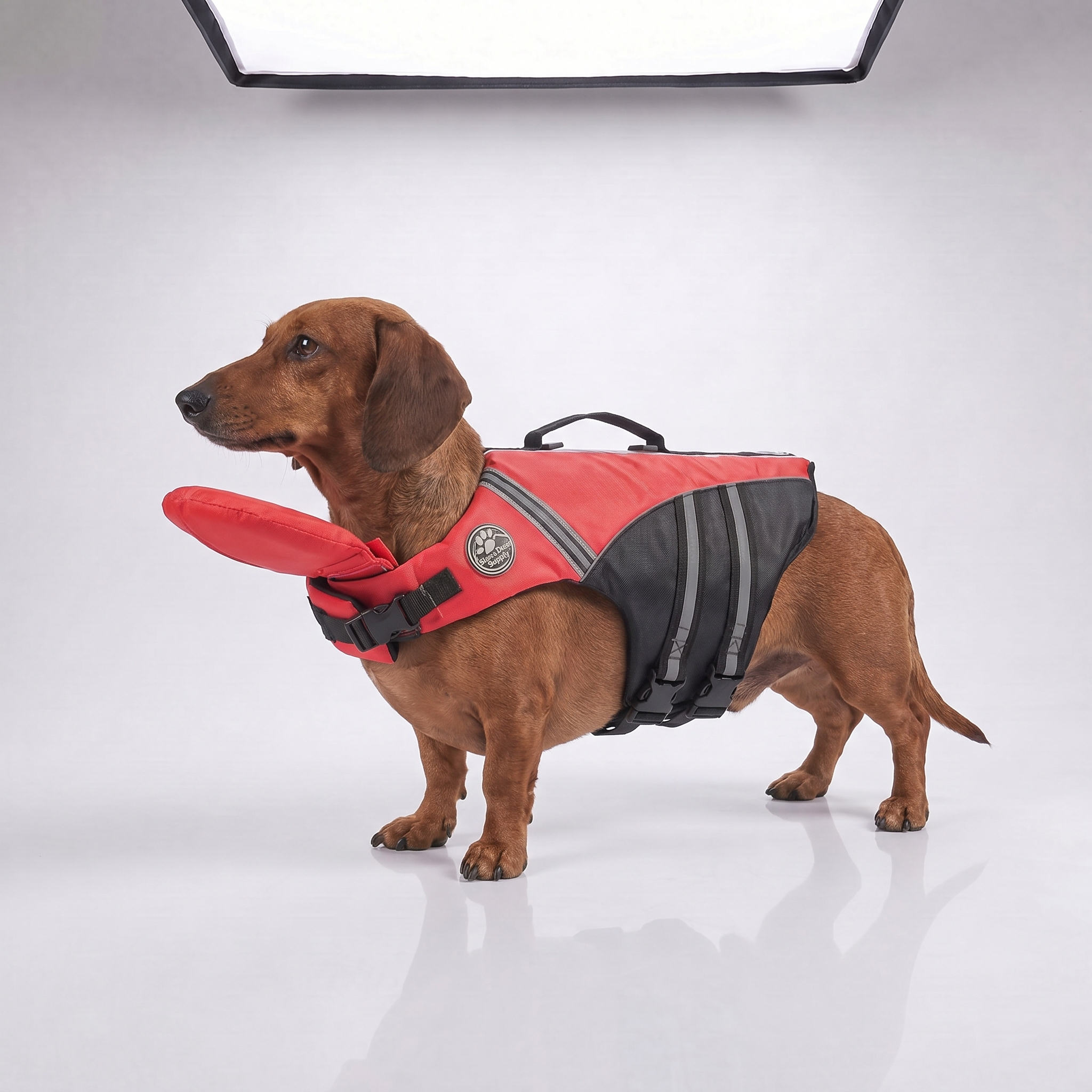 floaty - dog life jacket with chinlift™ head rest