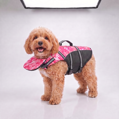 floaty - dog life jacket with chinlift™ head rest